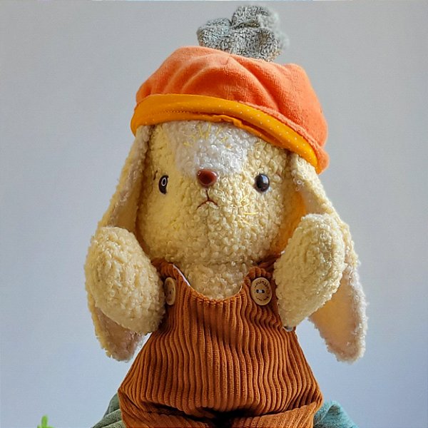 Coelho de Páscoa boneco para crianças – Damasco