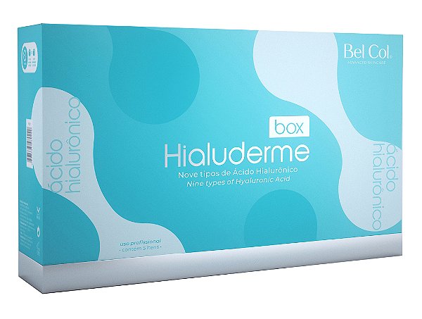 Hialuderme Box - Kit Profissional C/ 5 Itens - Bel Col