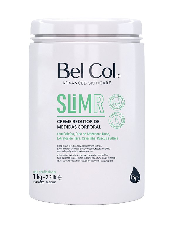 SlimR  Bel Col - Creme Redutor de Medidas 1Kg
