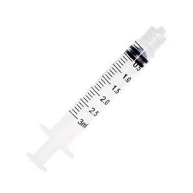 Seringa de 3ml S/ Agulha - Bico Luer Lock - Caixa com 100 unidades - Medix Brasil