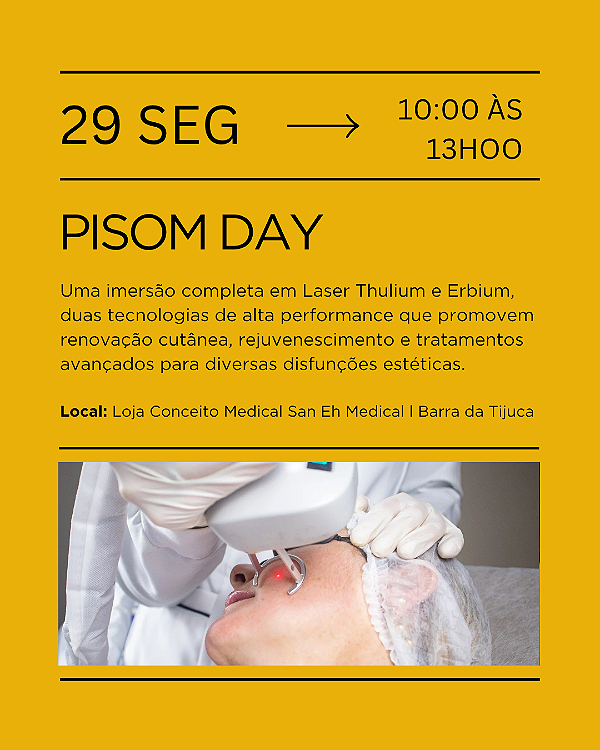 WORKSHOP PRESENCIAL - MULTIPROTOCOLOS COM PISOM - MEDICAL SAN