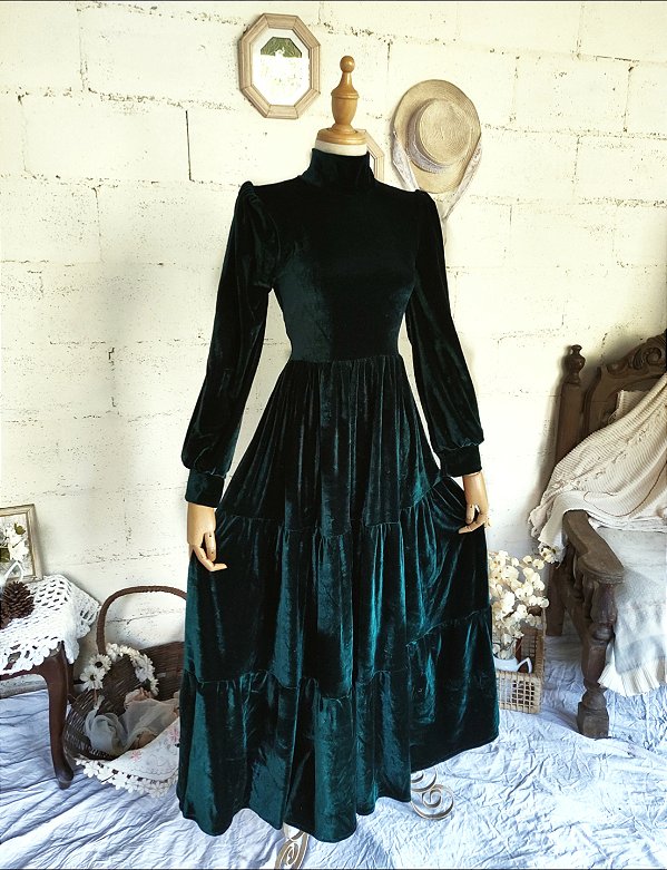 Vestido de Veludo Catherine