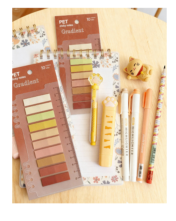 Kit Presente Escritório Papelaria Fofa Terra Cota