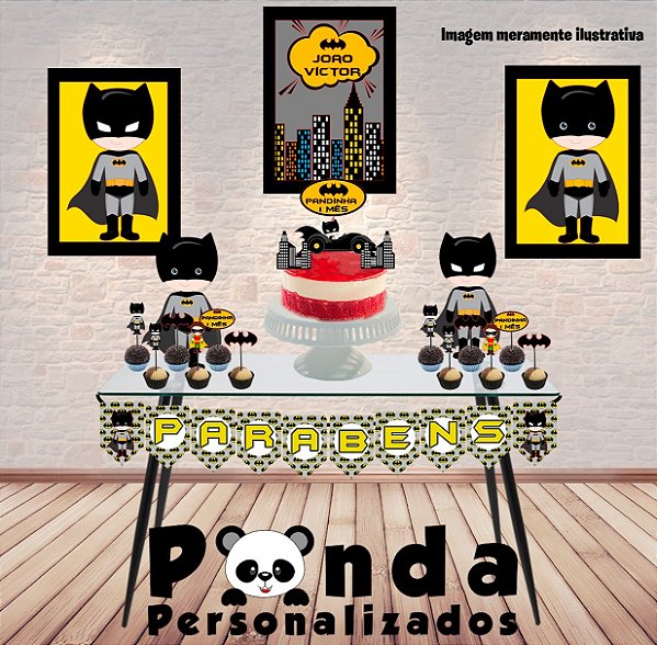 Kit só um bolinho - Batman cut