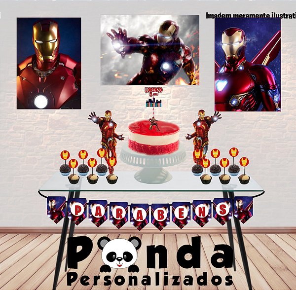 Kit Só Bolinho - Homem De Ferro