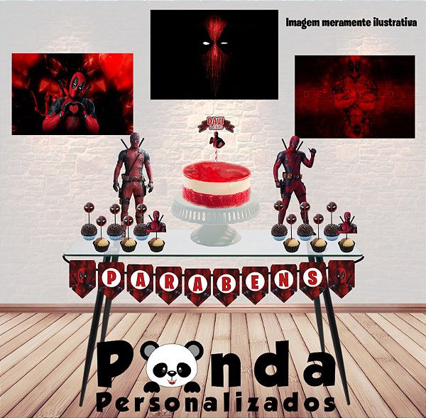 Kit Só Bolinho - Deadpool
