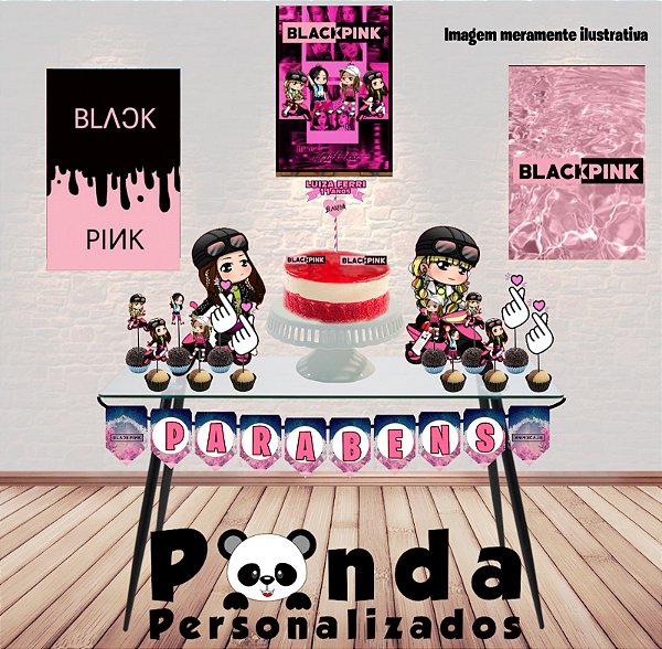 Kit Só Bolinho - Black Pink