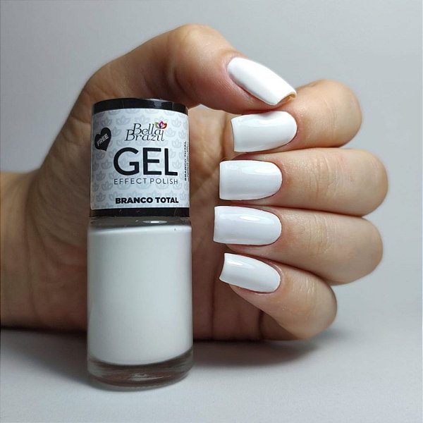 Efeito Gel 828 Branco Total - Esmalte Cremoso 9ml