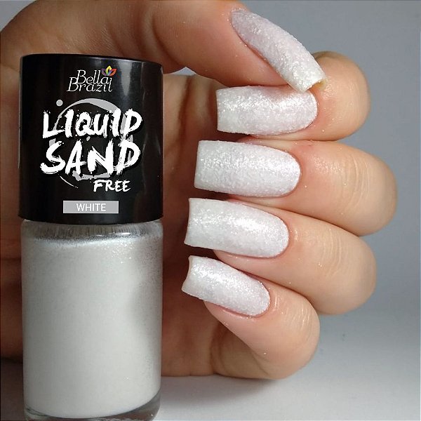 Liquid Sand 1312 White - Esmalte Efeito Cristal 9ml