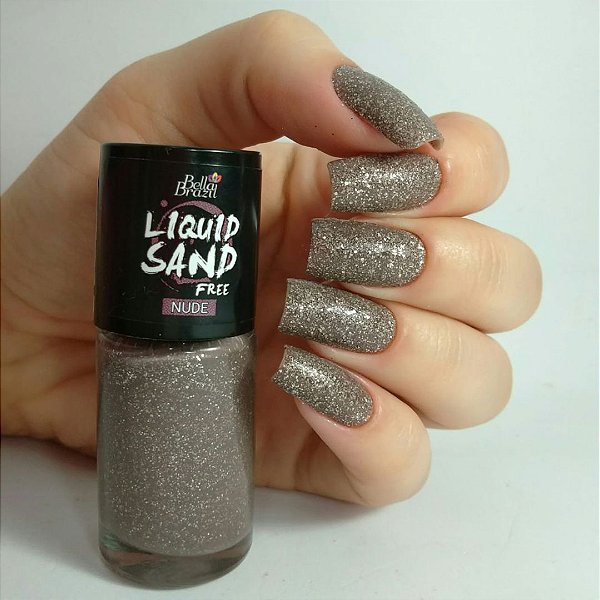 Liquid Sand 1306 Nude - Esmalte Efeito Cristal 9ml