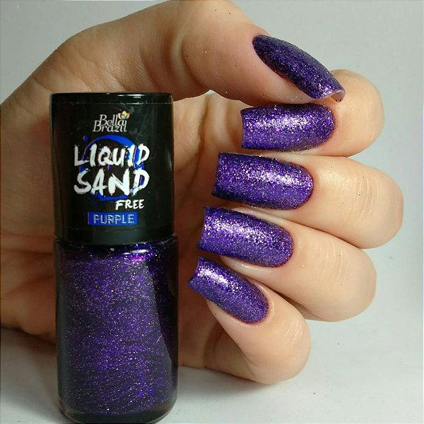 Liquid Sand 1304 Purple - Esmalte Efeito Cristal 9ml