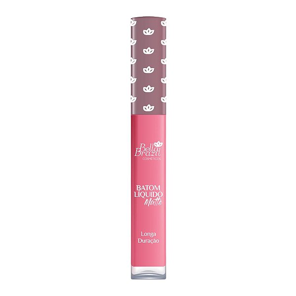 Batom Matte Cor 3 Rosa Claro Ref. 723 - Bella Brazil 4ml