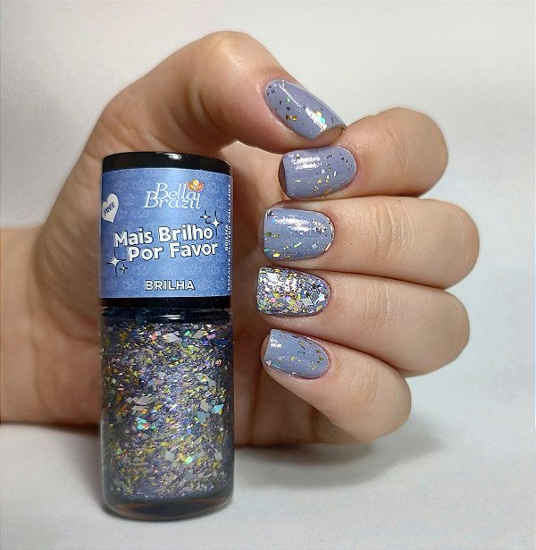 Esmalter Glitter Brilha 9ml