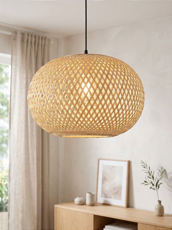 Lustre Bambu Luzza Boreal