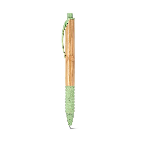 Caneta Esferográfica em bambu com clipe