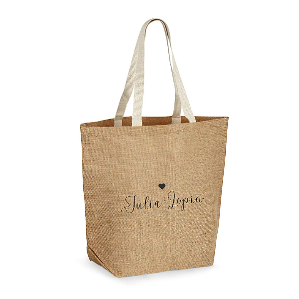 Sacola em Juta Personalizado