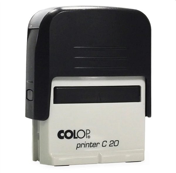 Carimbo Automático C20 38x14 Base Branca