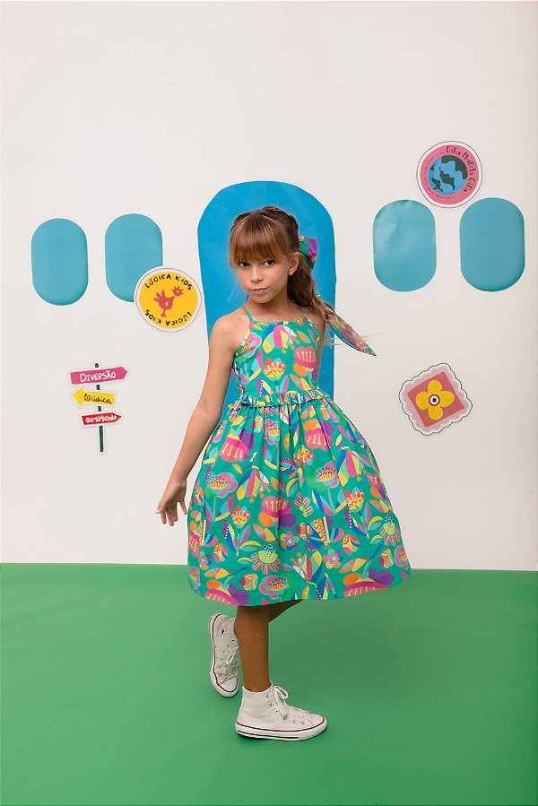 VESTIDO INFANTIL CONFORT FLORAL