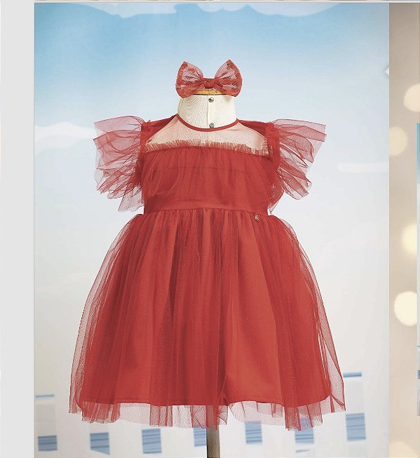 VESTIDO BABADOS LUXO