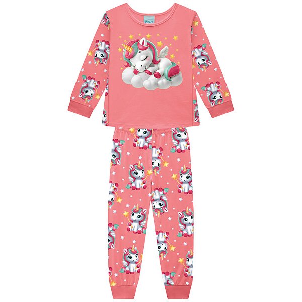 Pijama unicórnio com proteção