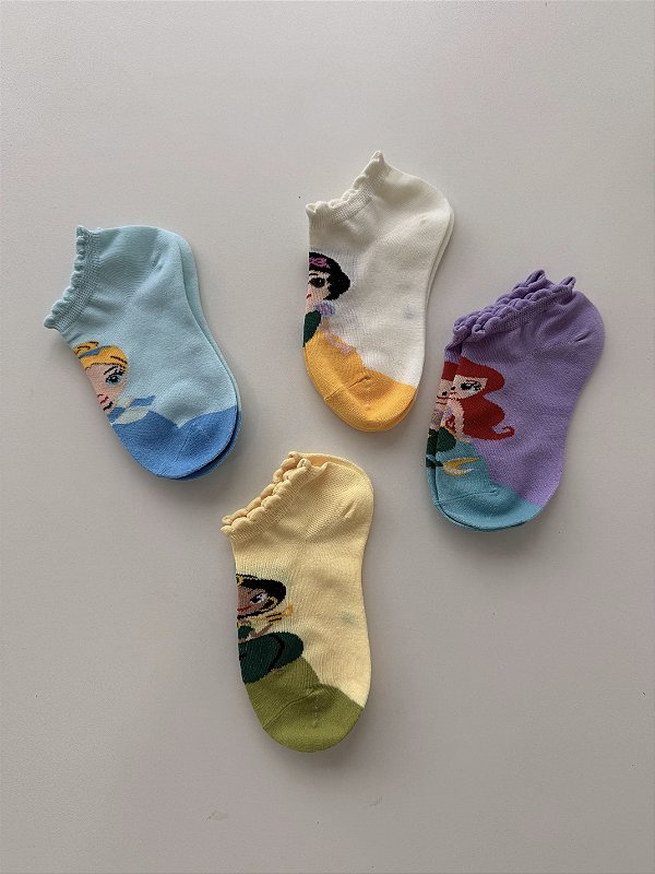 Meia infantil princesa