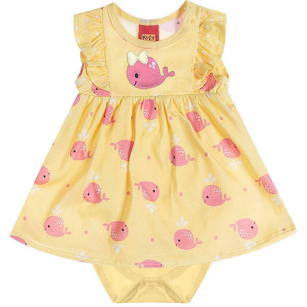 Vestido com body Baby