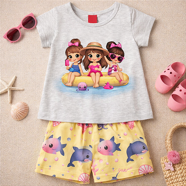 CONJUNTO ALGODÃO MARIAS