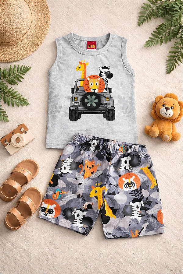 CONJUNTO SAFARI KIDS