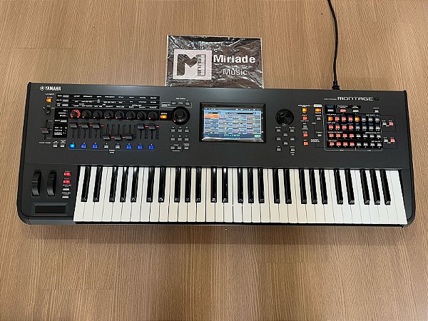 Teclado Workstation Yamaha Montage 6 - Produto Seminovo + Pack de Timbres