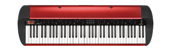 Piano Stage Korg SV1 73 Vermelho - Produto usado