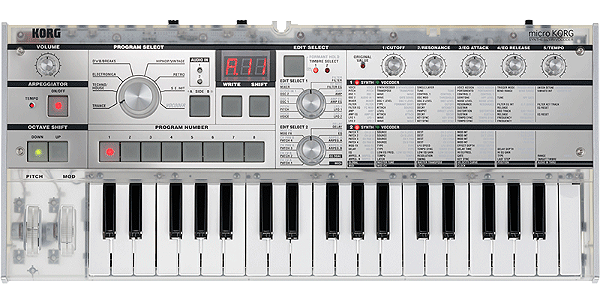 Teclado Sintetizador Korg MicroKorg Crystal - Produto Seminovo