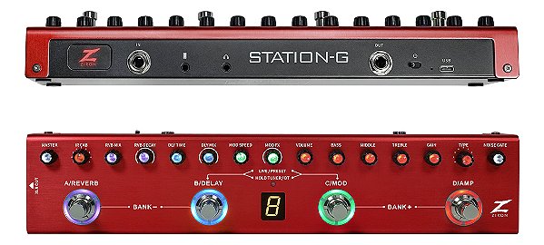 Pedal de Efeito Ziron Station G - Produto Seminovo