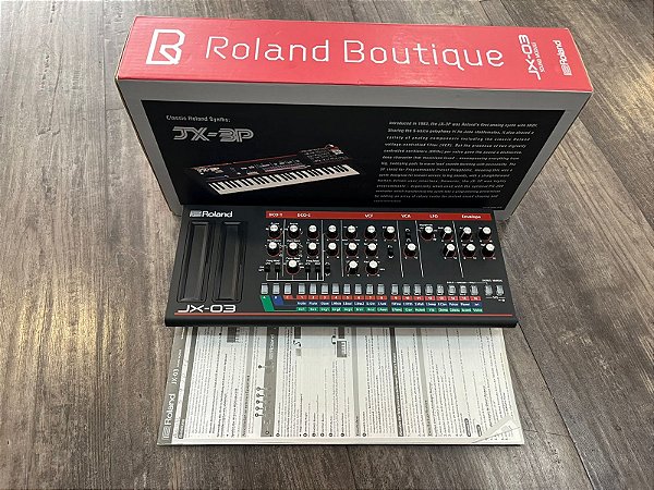 Módulo Sintetizador Roland Boutique JX 03 - Produto Seminovo
