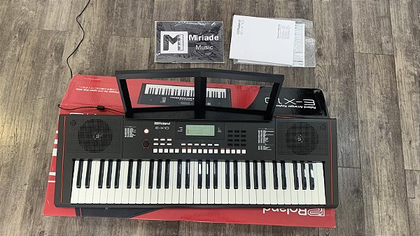 Teclado Arranjador Roland EX 10 + Caixa - Novo de Showroom