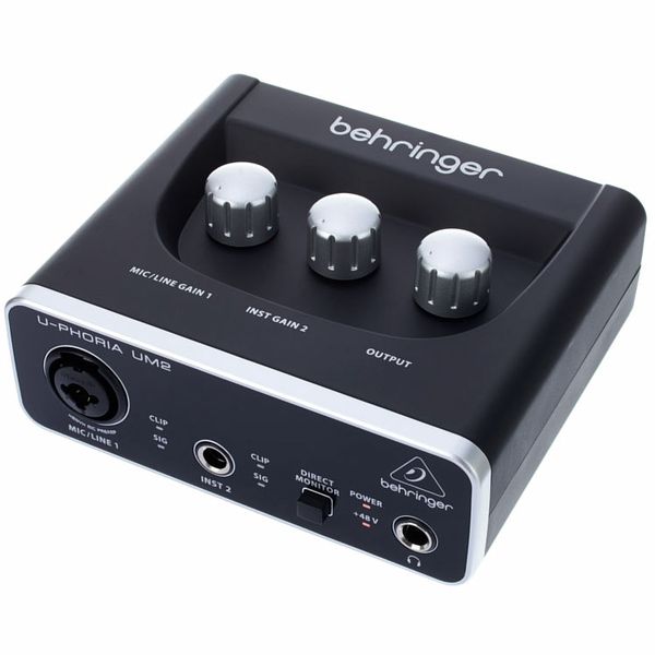 Interface de Áudio USB Behringer U-Phoria UM2 - Produto Novo