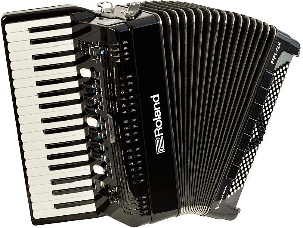 Acordeon Roland Elétrico FR 4X - Preto - Produto Novo