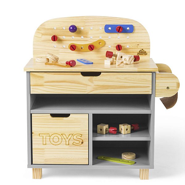 Mini Oficina Cinza