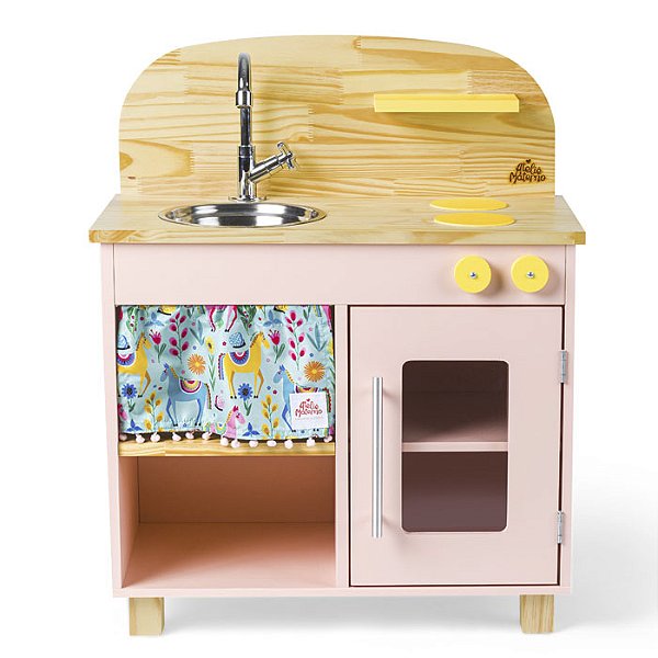 Mini Cozinha Rosa