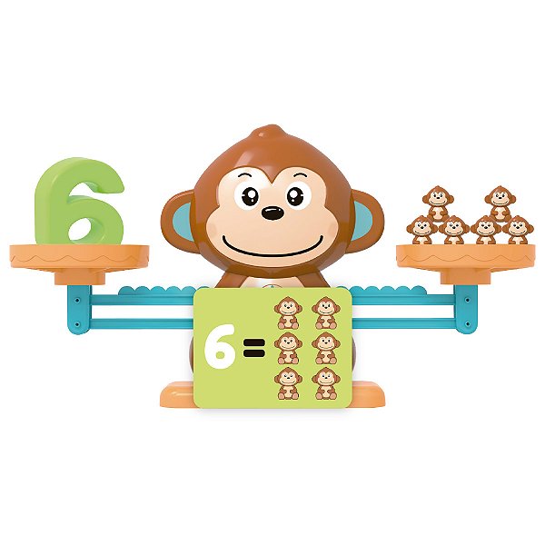 Balança Macaco- Jogo de matemática
