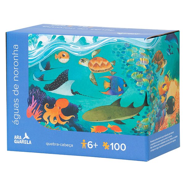 Quebra-cabeça Águas de Noronha (100 peças)