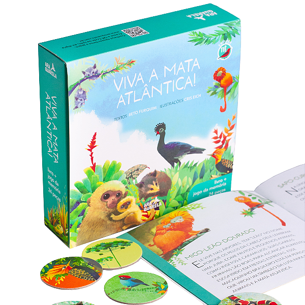 Viva a Mata Atlântica! (kit livro e jogo da memória)