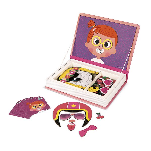 Livro Magnético- Crazy Faces (meninas)
