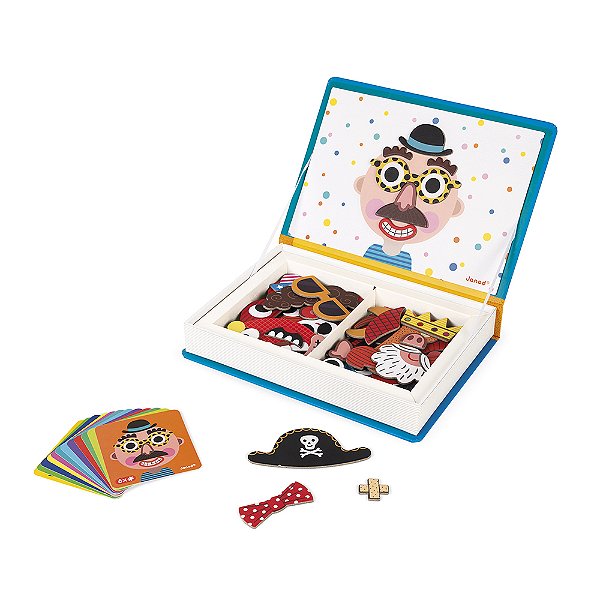 Livro Magnético- Crazy Faces (meninos)