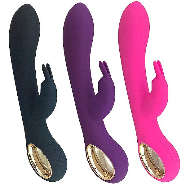 Vibrador Coelho 06 Modos de Vibrações + 10 níveis de Intensidade Recarregável