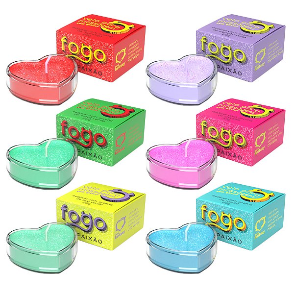 Fogo da Paixão Vela Corporal Beijável 20 gramas