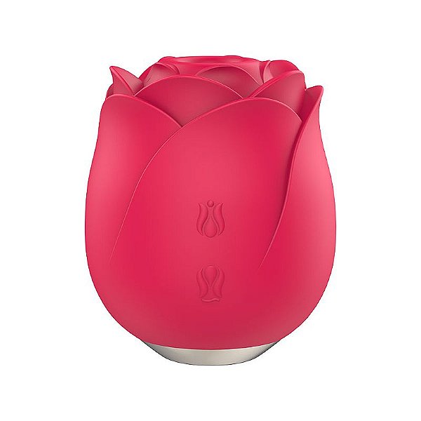 Vibrador Rosa Estimuladora 10 Modos de Ondas de Pressão Recarregável