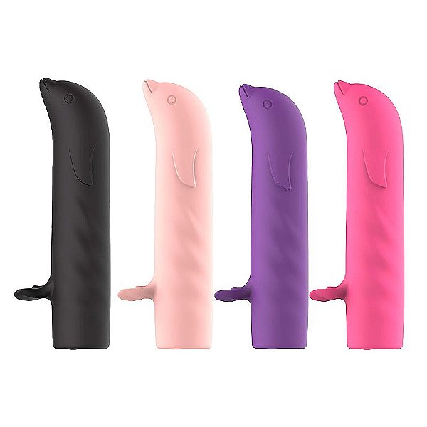 Vibrador Golfinho 12 Modos de Vibração Recarregável