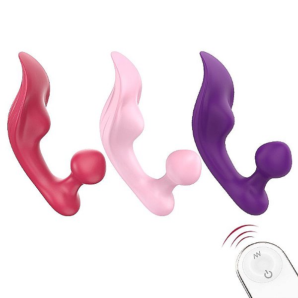 Vibrador de Calcinha Duplo 09 Modos de Vibrações Recarregável