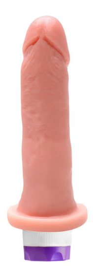 Prótese Realística Maciça com Vibrador 18x4cm