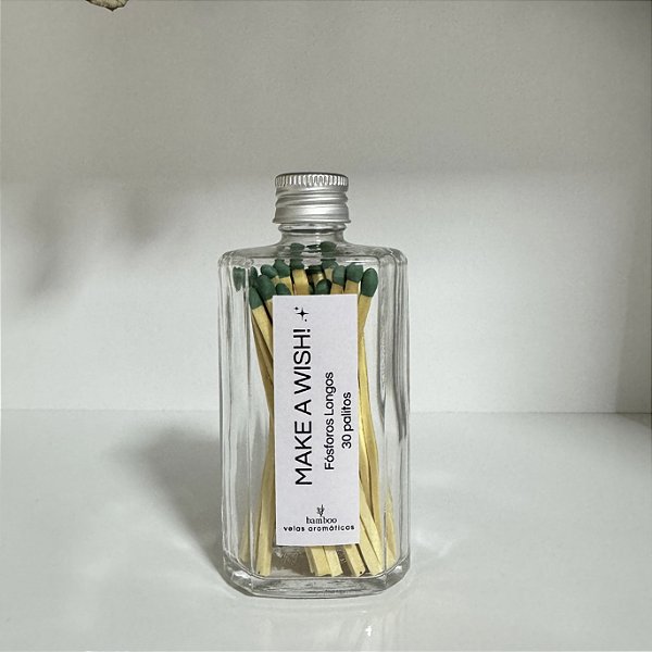Garrafinha de Fósforos Longos Make a Wish